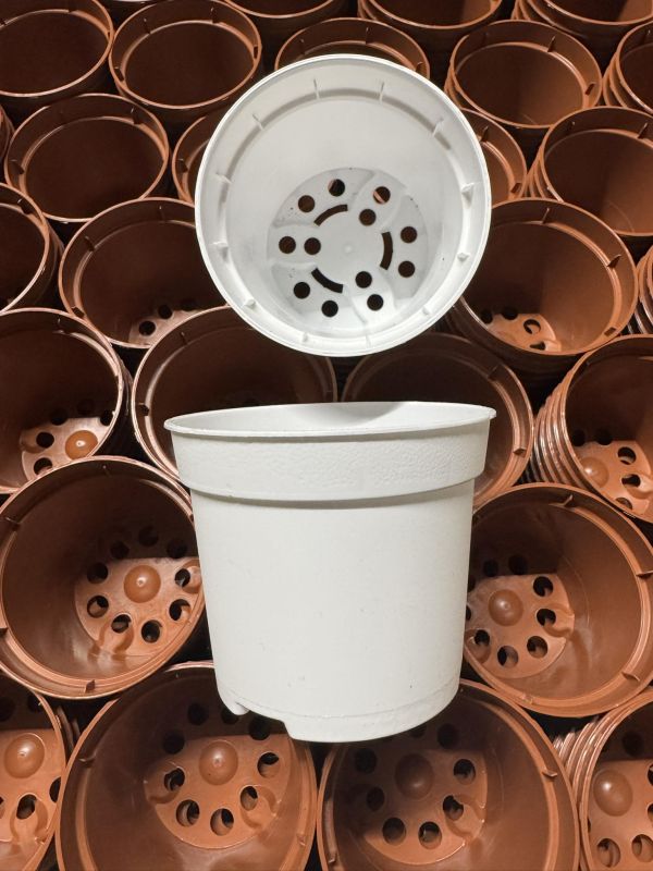 Горщик пластиковий Kloda D8,5 білий